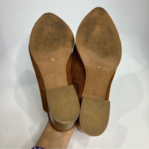Melrose Ave Los Angeles pointed toe mules block heel 100% vegan women’s size 8.5 - Picture 6 of 8